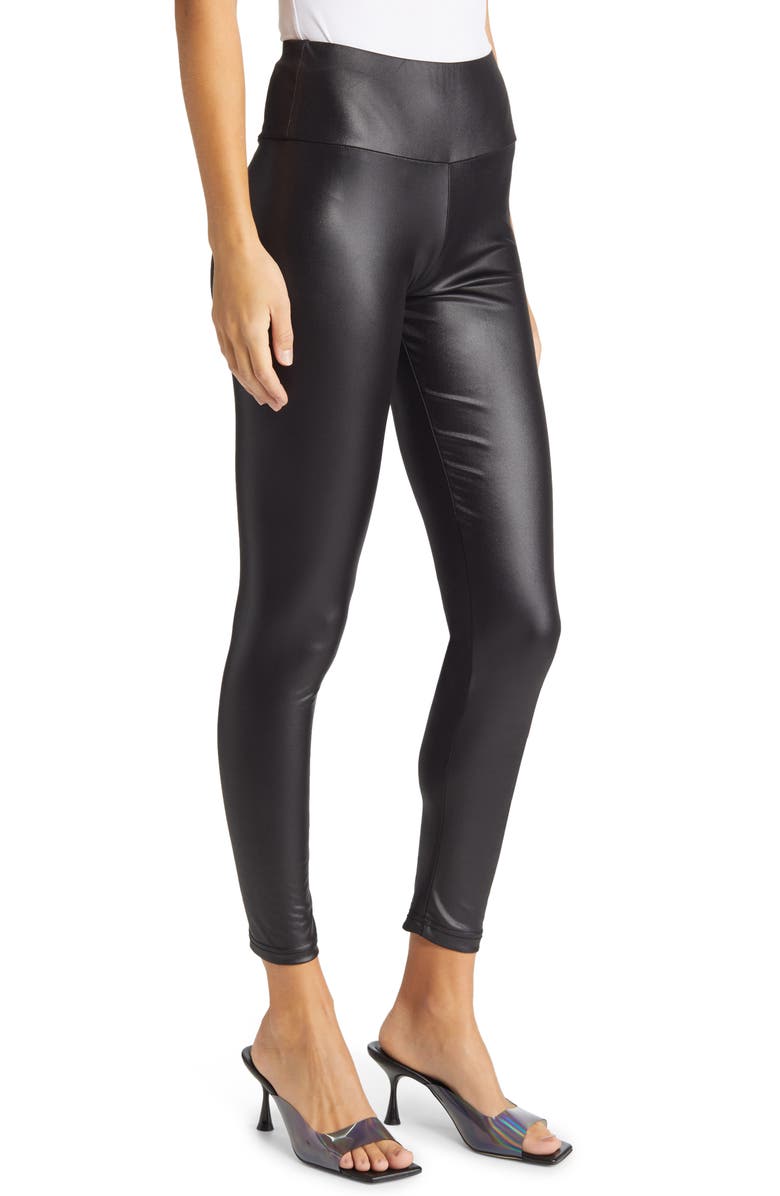 NIKKI LUND Women's Penelope Faux Leather Leggings, Alternate, color,