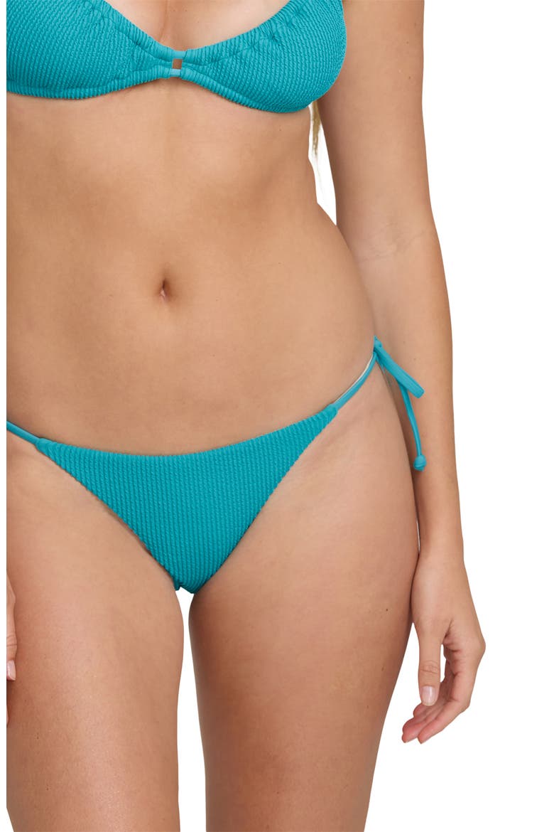 Summer Hi Tanga Side Tie Bikini Bottoms, Alternate, color, BRIGHT MARINE