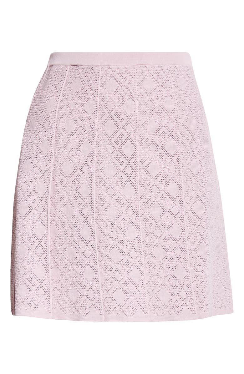 Givenchy Pleated Jacquard Miniskirt, Alternate, color, Parma
