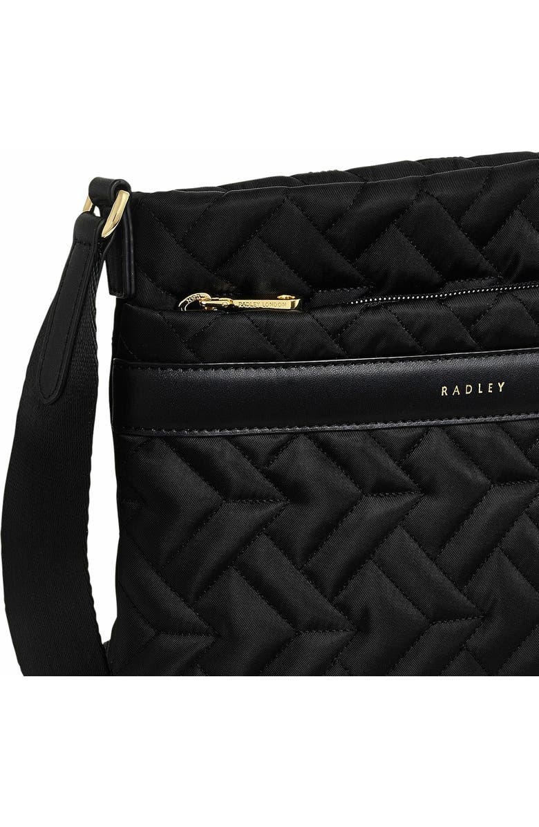 Radley Holland Park - Quilt Small Ziptop Crossbody Bag, Alternate, color, Black