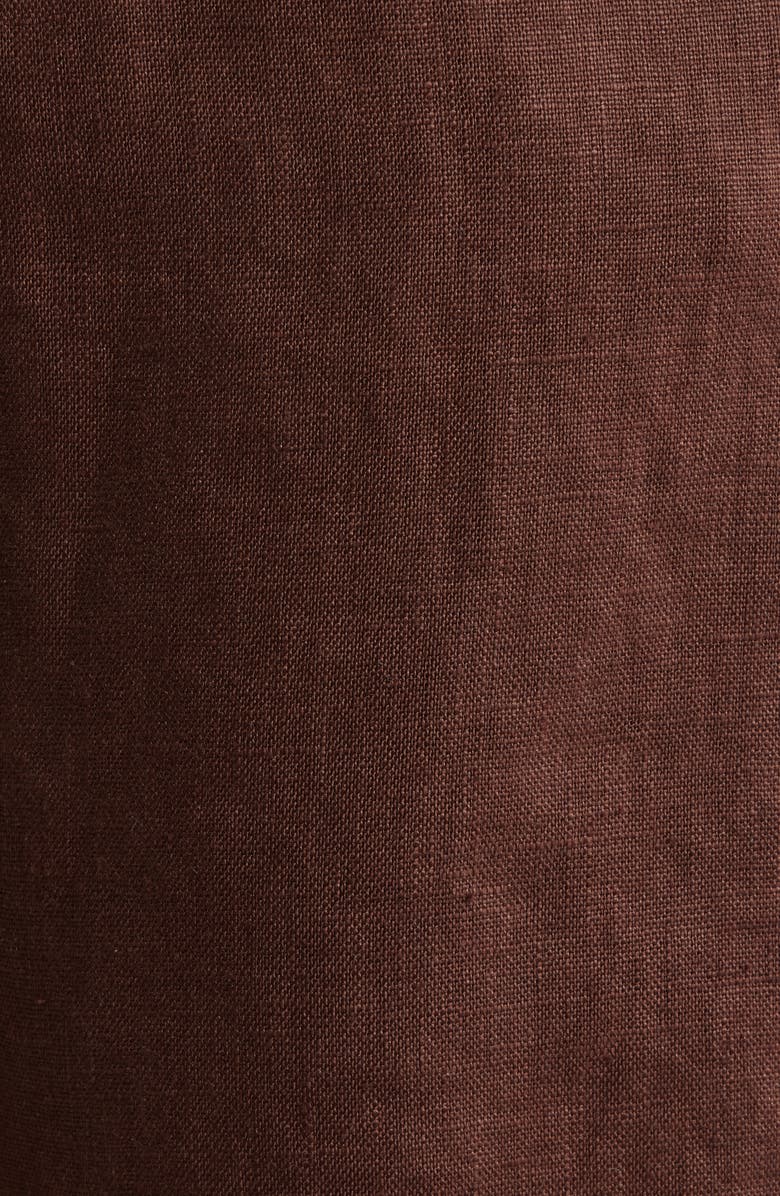 Rails Jenner Linen Drawstring Shorts, Alternate, color, Espresso