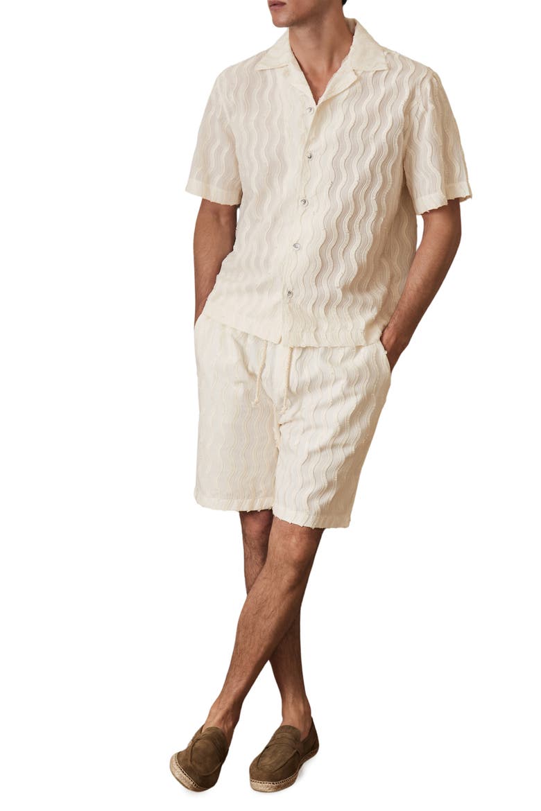 x Ché Mastella Camp Shirt, Alternate, color, OFF WHITE