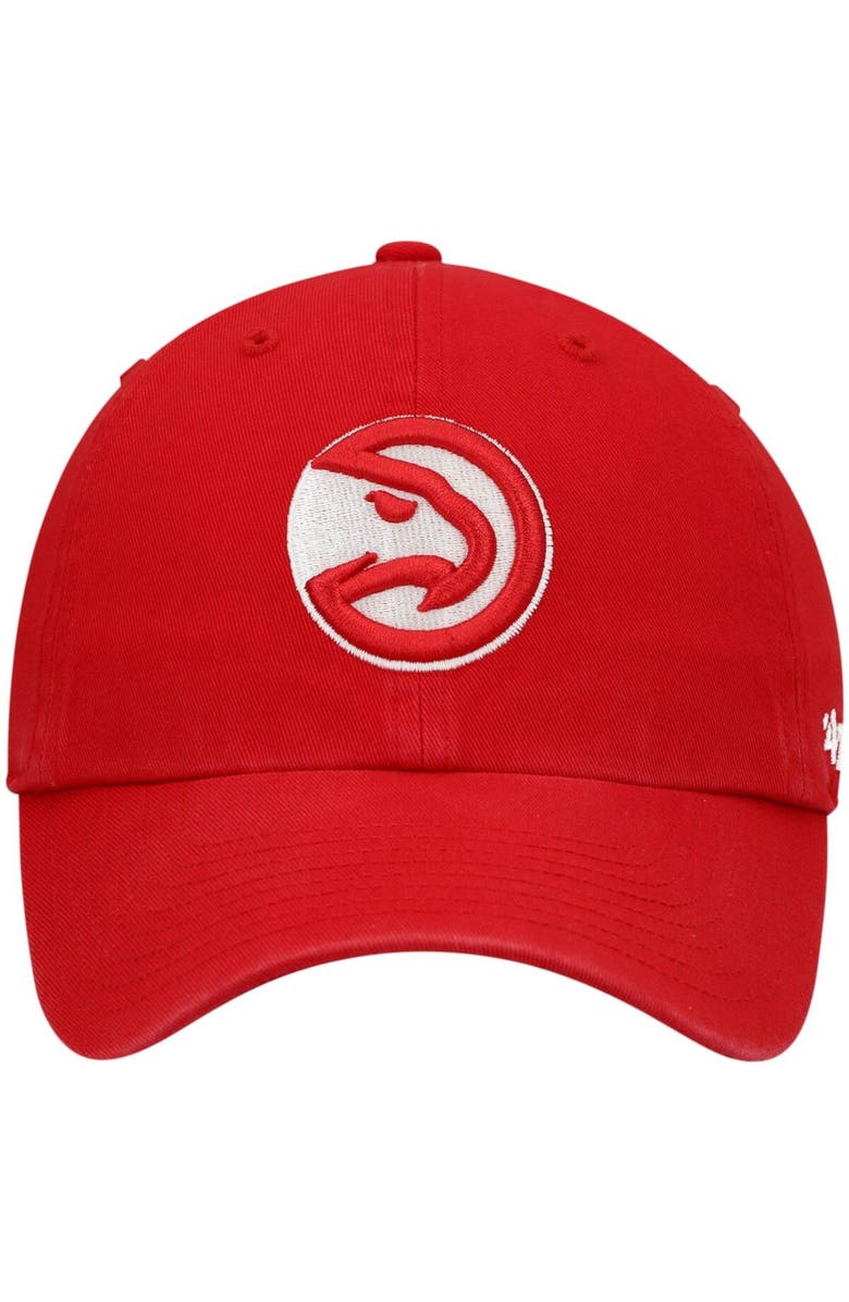 '47 Men's '47 Red Atlanta Hawks Team Clean Up Adjustable Hat, Alternate, color, Red