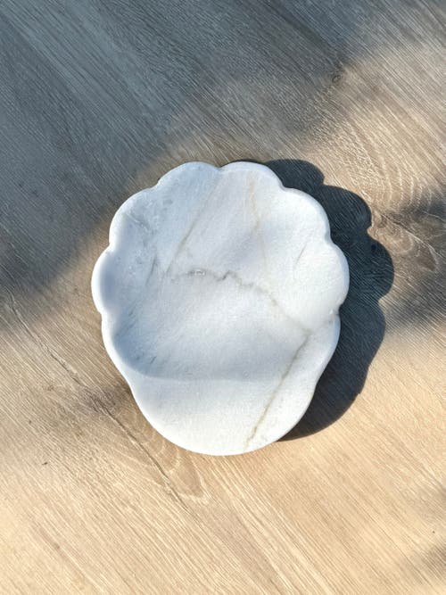 Villa Lua Home Belle Marble Spoon Rest In White