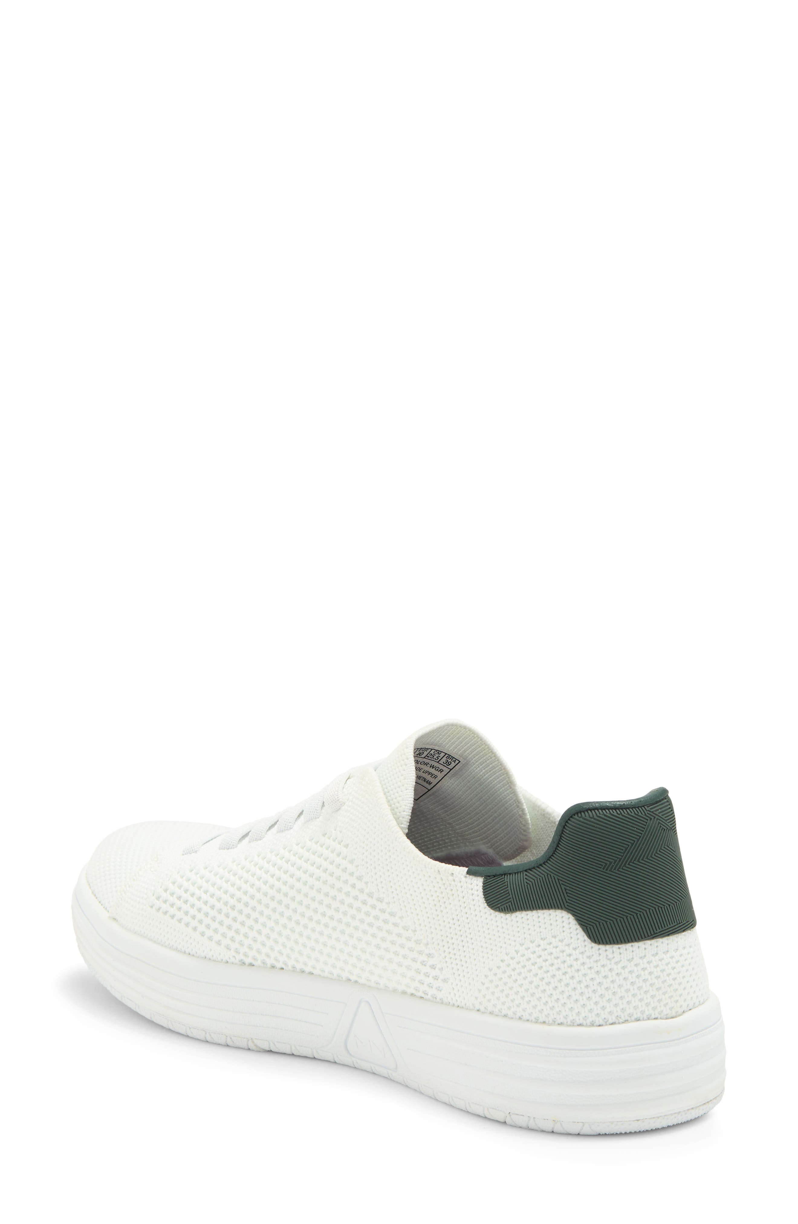 Alpha Cup Brayden Slip-On Sneaker, Alternate, color, WHITE/ GREEN
