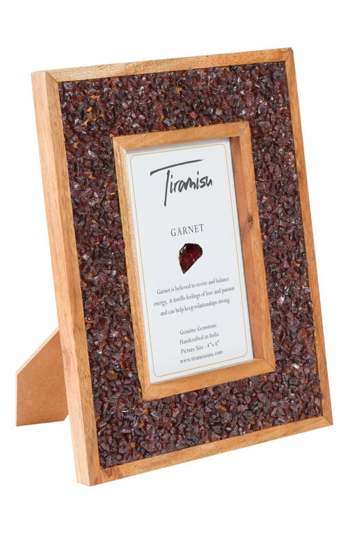 Tiramisu Stone Embellished Picture Frame In Red