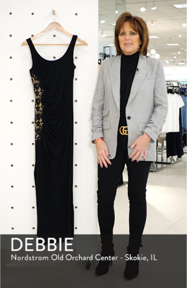 Drizzle Cake Lace Inset Jersey Maxi Dress, sales video thumbnail