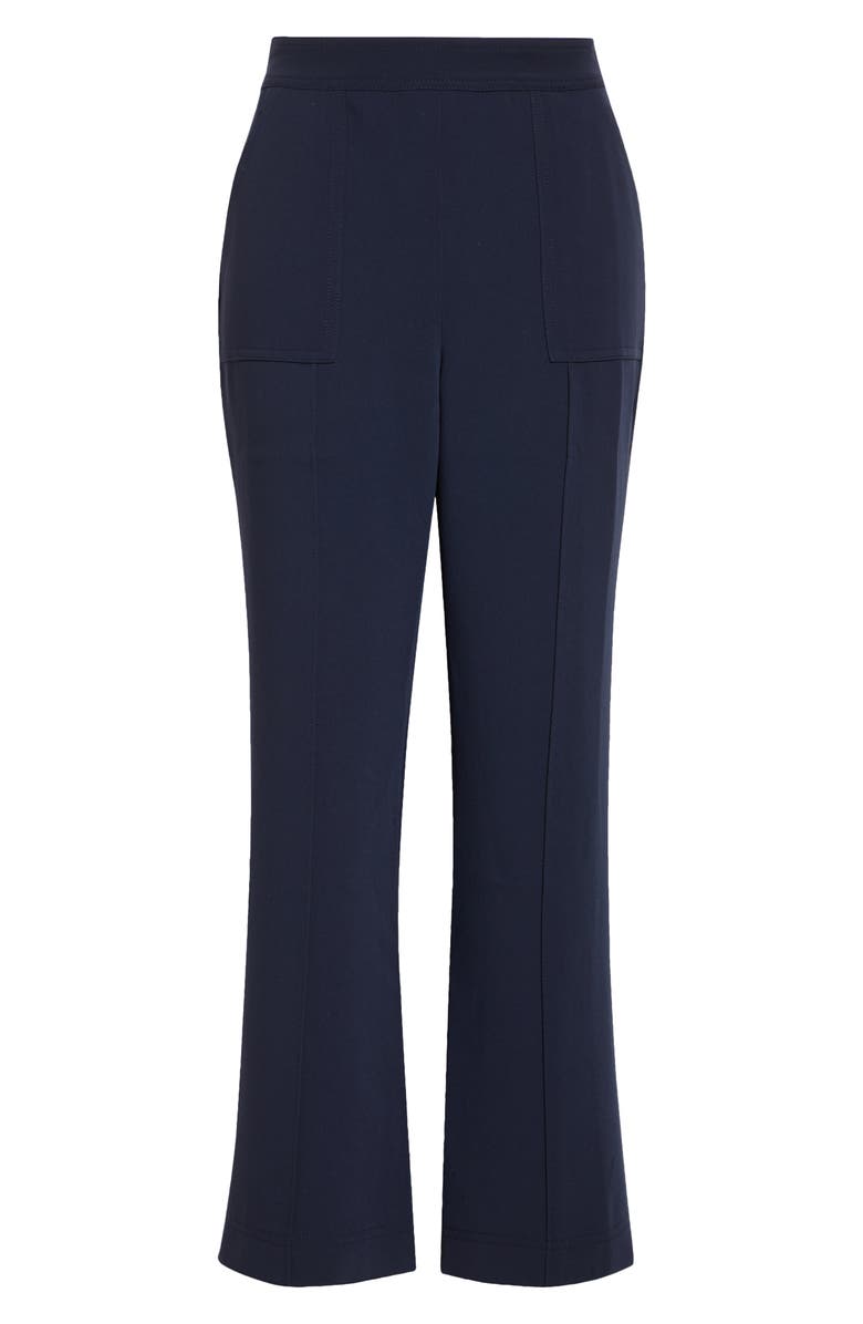 Cinq à Sept Angie High Waist Crop Flare Leg Pants, Alternate, color, Navy