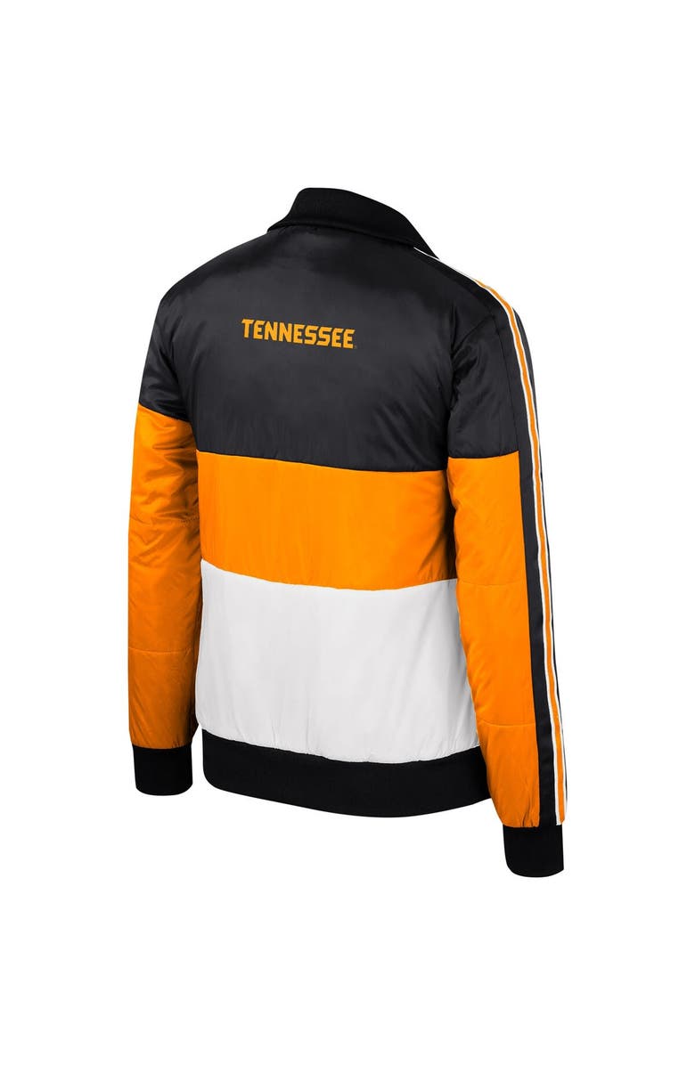 THE WILD COLLECTIVE Women's The Wild Collective Tennessee Orange Tennessee Volunteers Color-Block Puffer Full-Zip Jacket, Alternate, color, Tennessee Orange