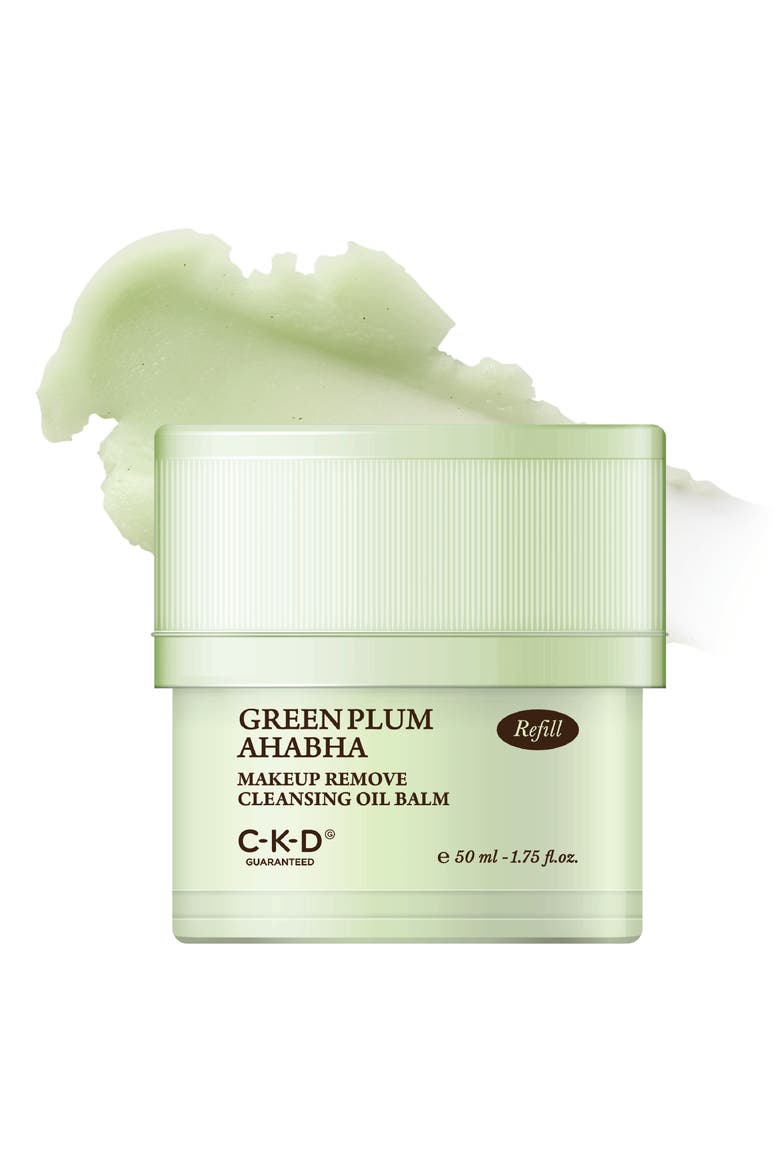 Green Plum AHA/BHA Makeup Removing Cleansing Oil, Main, color, REFILL