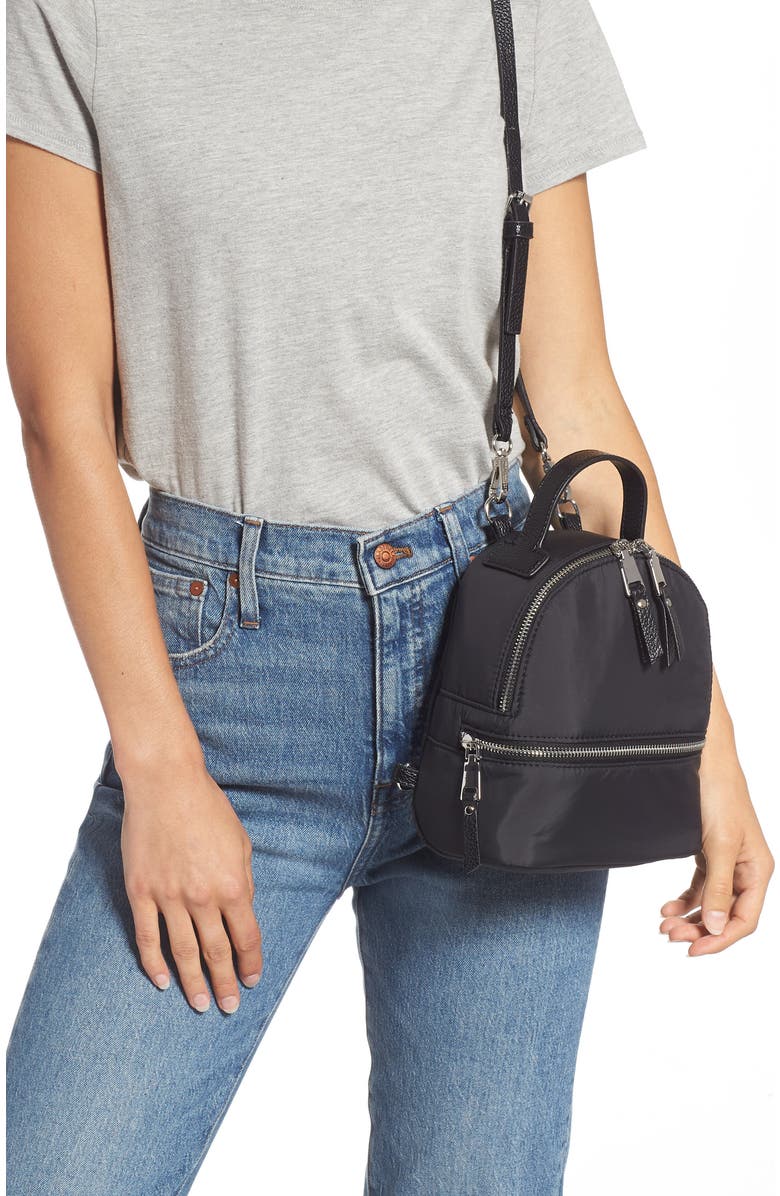 Steve Madden Mini Nylon Puffer Convertible Backpack, Alternate, color,