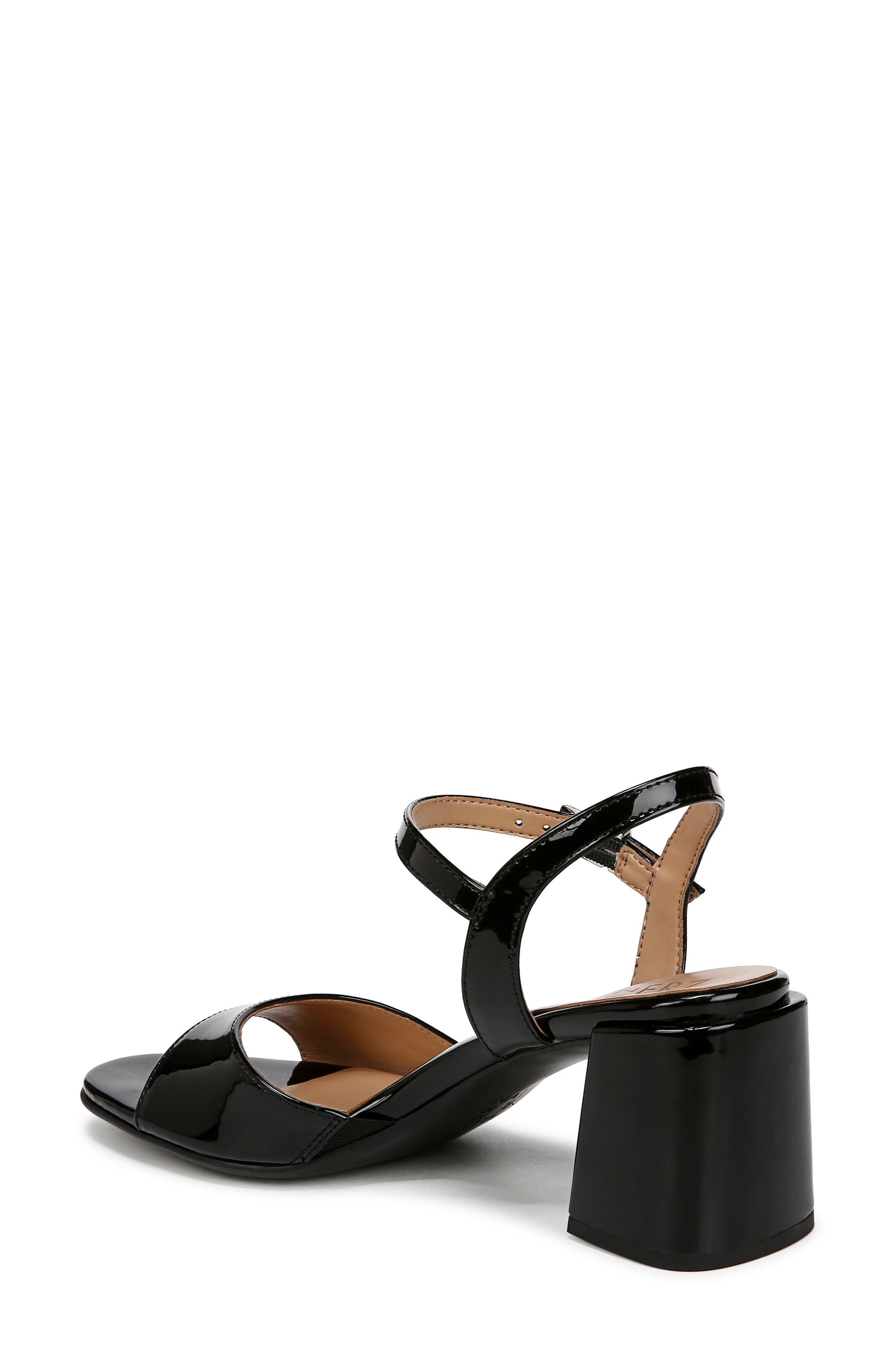 Naturalizer Daisy Block Heel Sandal, Alternate, color, Black