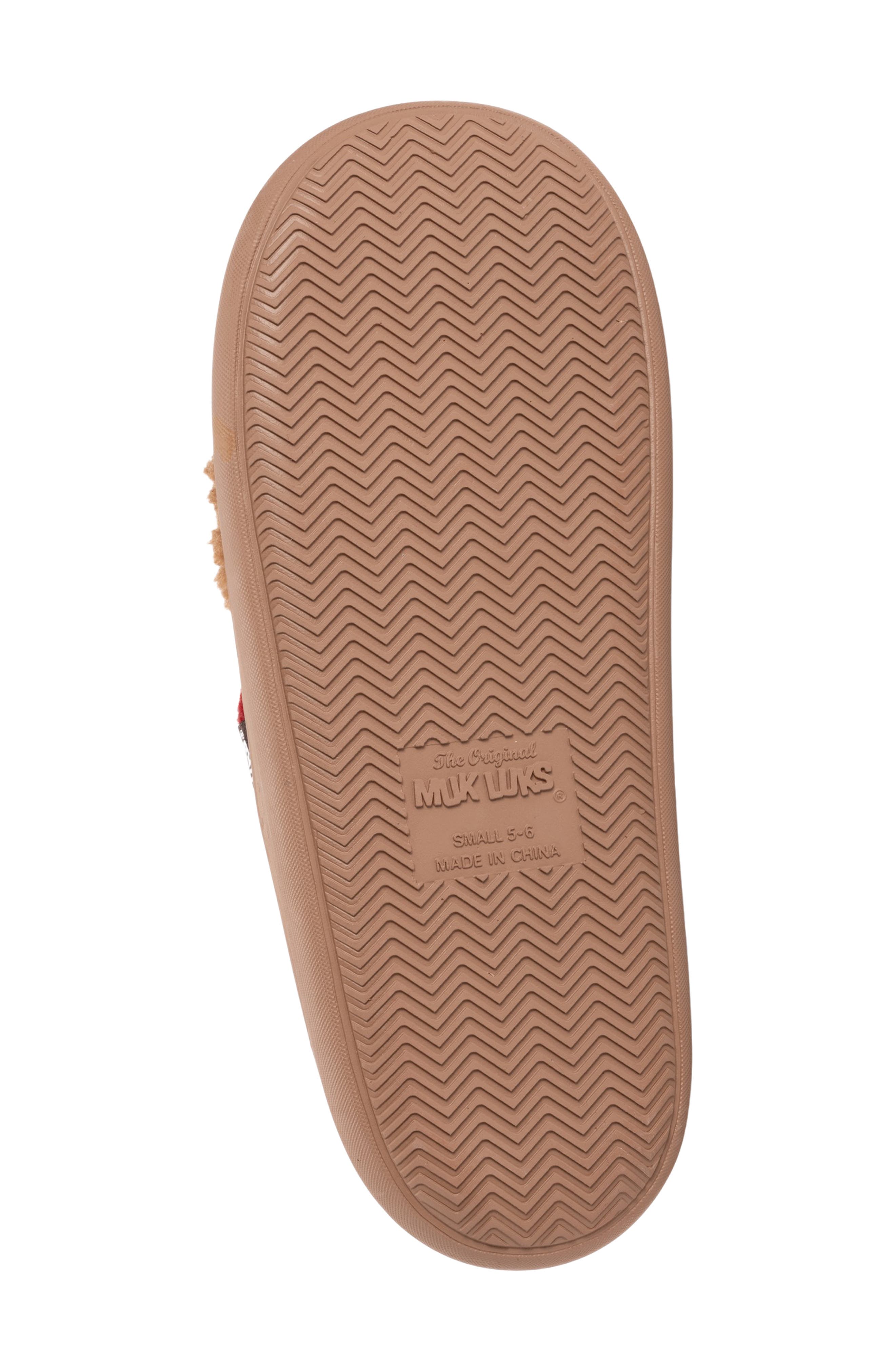 Joss Faux Shearling Lined Slipper, Alternate, color, BROWN