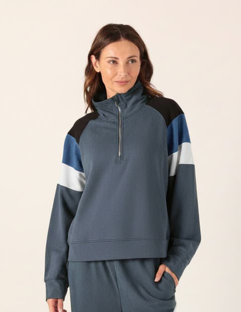 Daily Scuba Knit 1/4 Zip Up Jacket