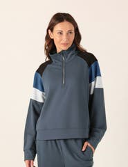 GLYDER Daily Scuba Knit 1/4 Zip Up Jacket