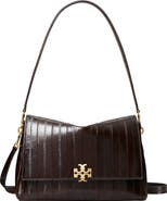 Tory Burch Charlie Eel Embossed Leather Shoulder Bag
