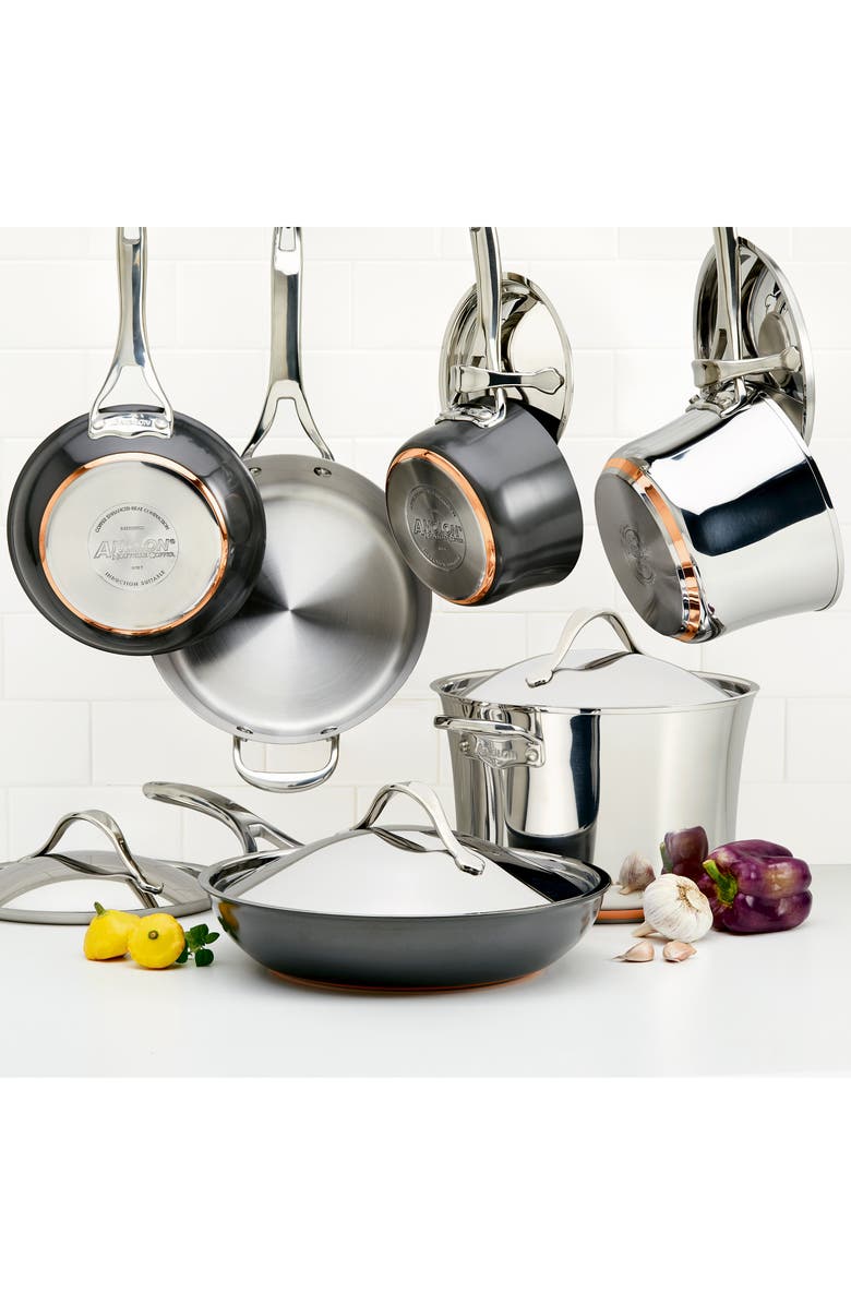 ANOLON 11-Piece Cookware Set, Alternate, color, 