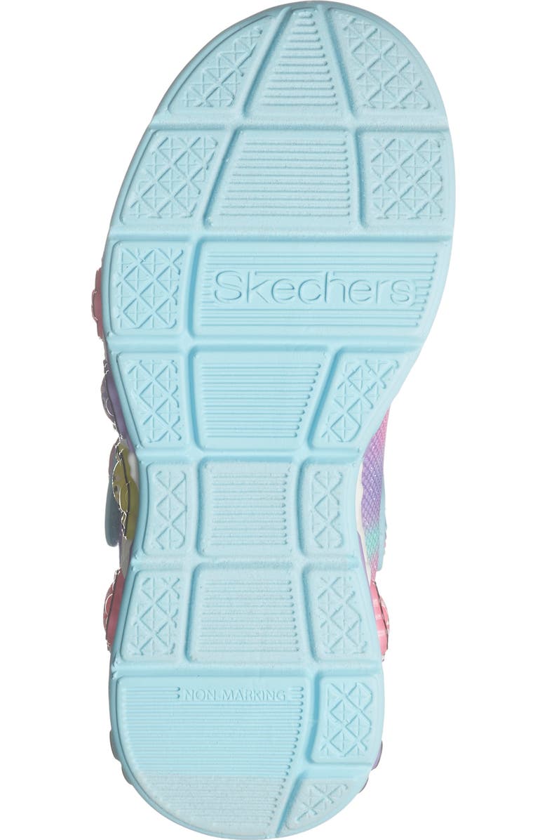 SKECHERS Kids' Gummy Friends Sneaker, Alternate, color, Light Blue Multi