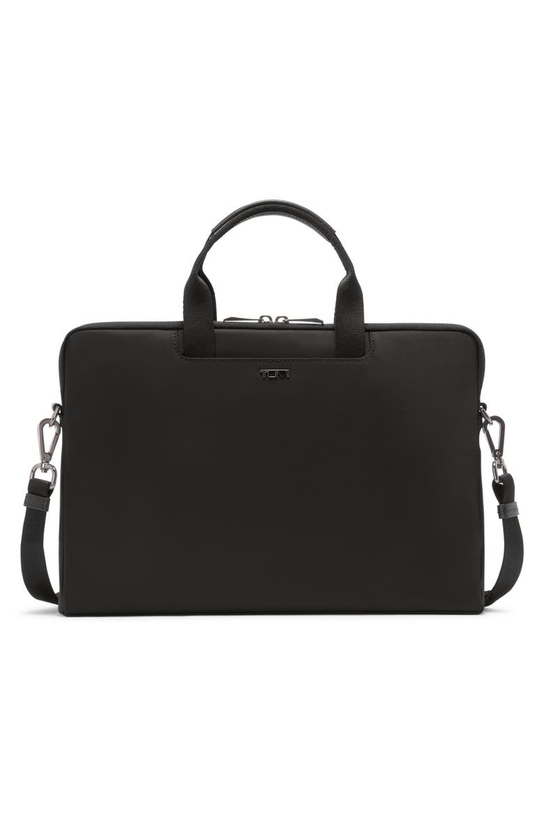 Dakota Laptop Crossbody, Alternate, color, BLACK/ GUNMETAL