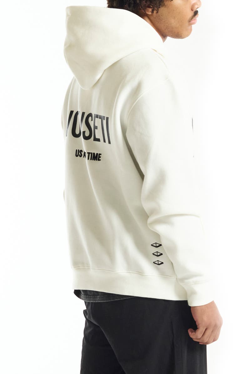 VOUSETI Us Against Time Brushed Fleece Hoodie, Alternate, color, 