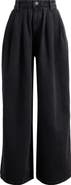 AllSaints Axis Pleated Wide Leg Jeans