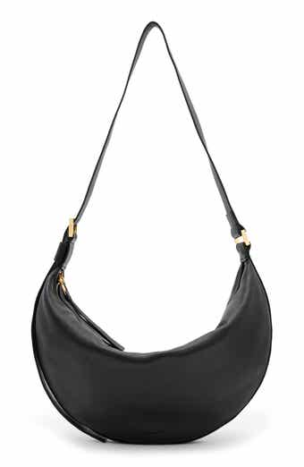 AllSaints Half Moon Leather Shoulder Bag