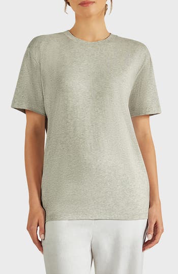 Matty M . All Day Crewneck T-shirt In Gray
