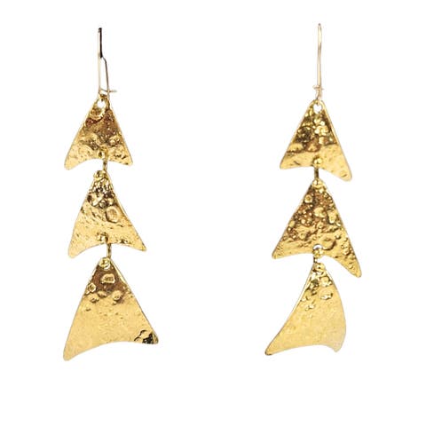 Vintage Brutalist Dangle Earrings