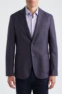 BOSS Hanry Slim Fit Textured Virgin Wool Sport Coat
