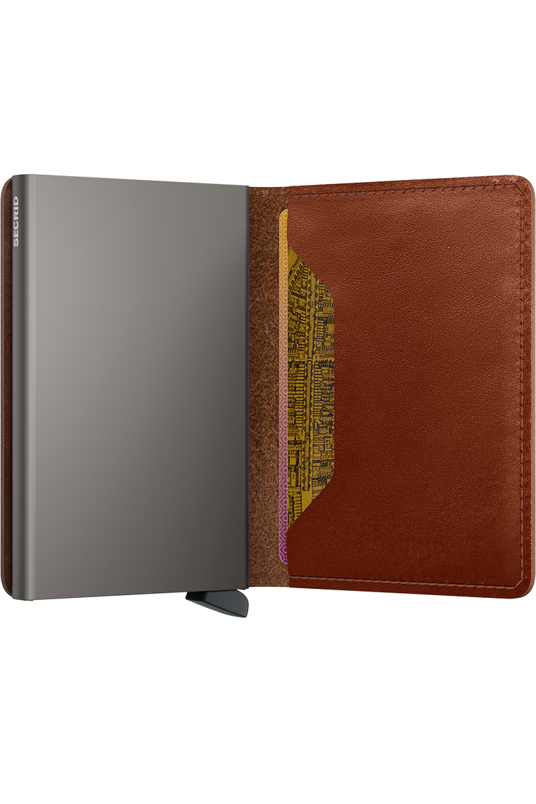 Slimwallet Texano, Alternate, color, Brown