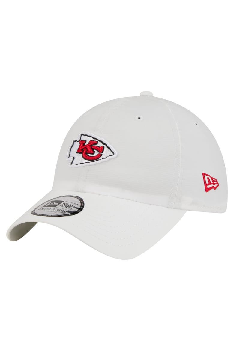 Men's New Era  White Kansas City Chiefs Ripstop Casual Classic Adjustable Hat, Main, color, White