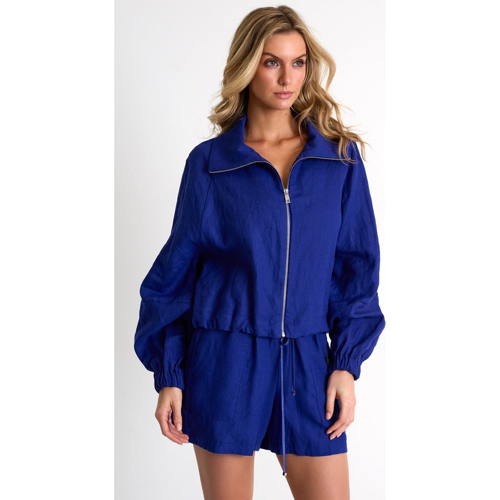 Shan Linen Shorts In Blue