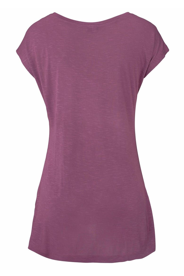 Mosaic Boho Print Top, Alternate, color, Berry