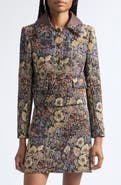 Veronica Beard Mabel Floral Tapestry Jacket