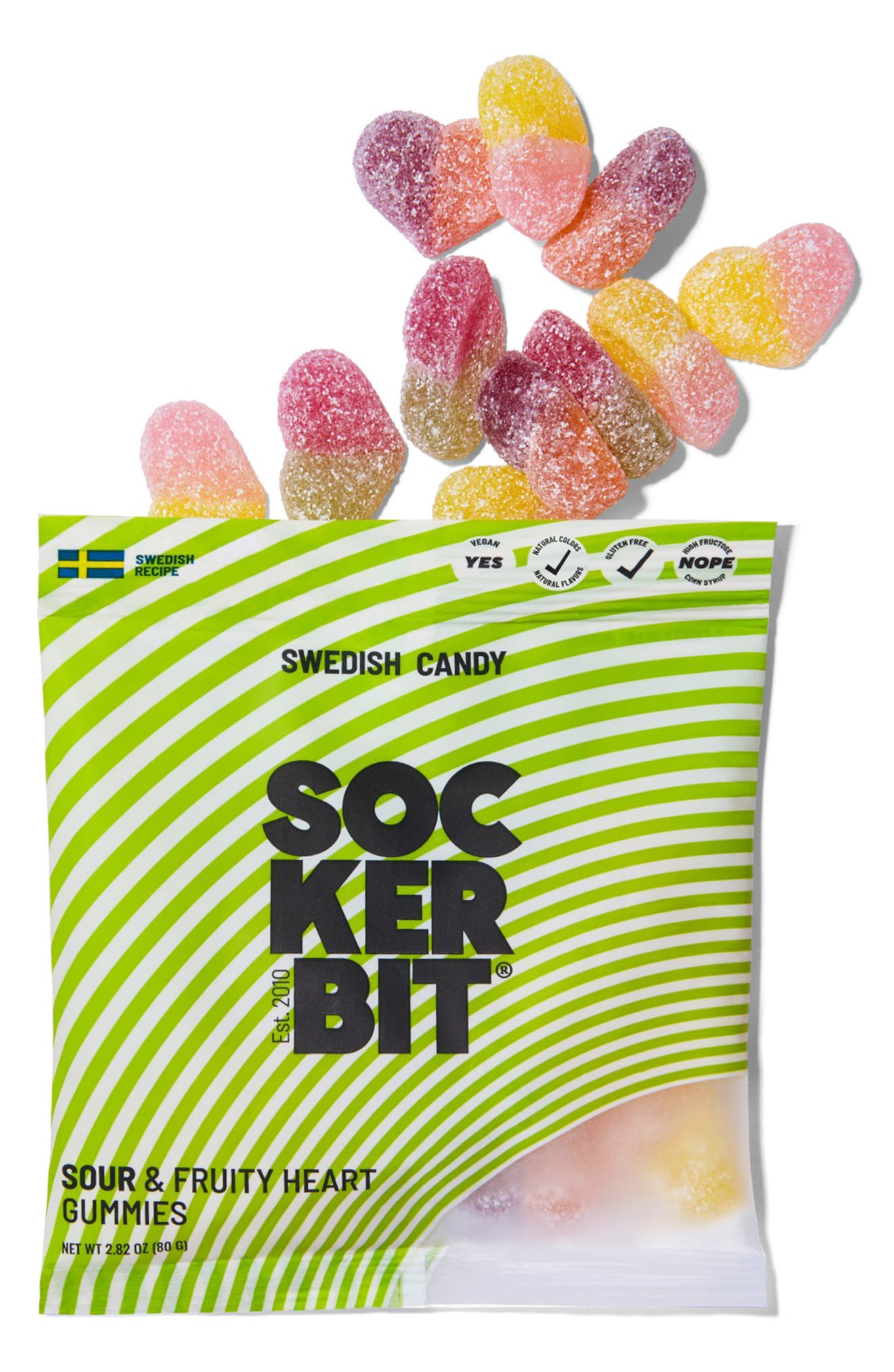 SOCKERBIT Sour Broken Hearts Gummy Candy | Nordstrom