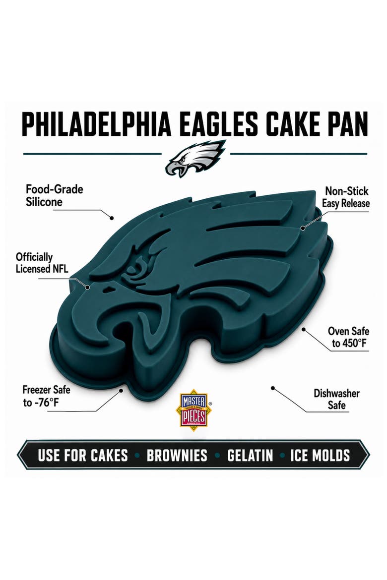 Philadelphia Eagles Cake Pan, Alternate, color, Green