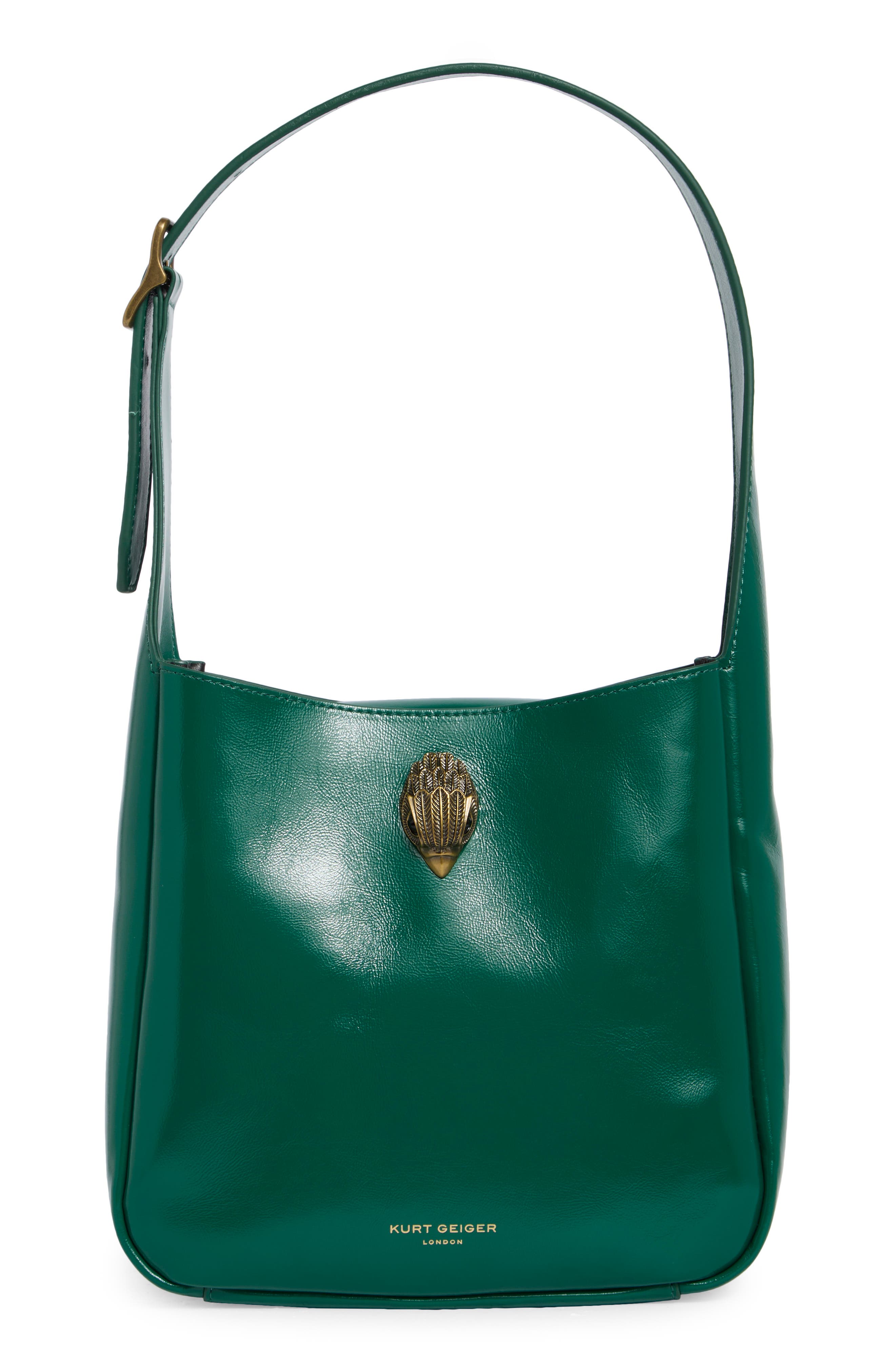 Kurt Geiger London Small Bond Leather Hobo Bag