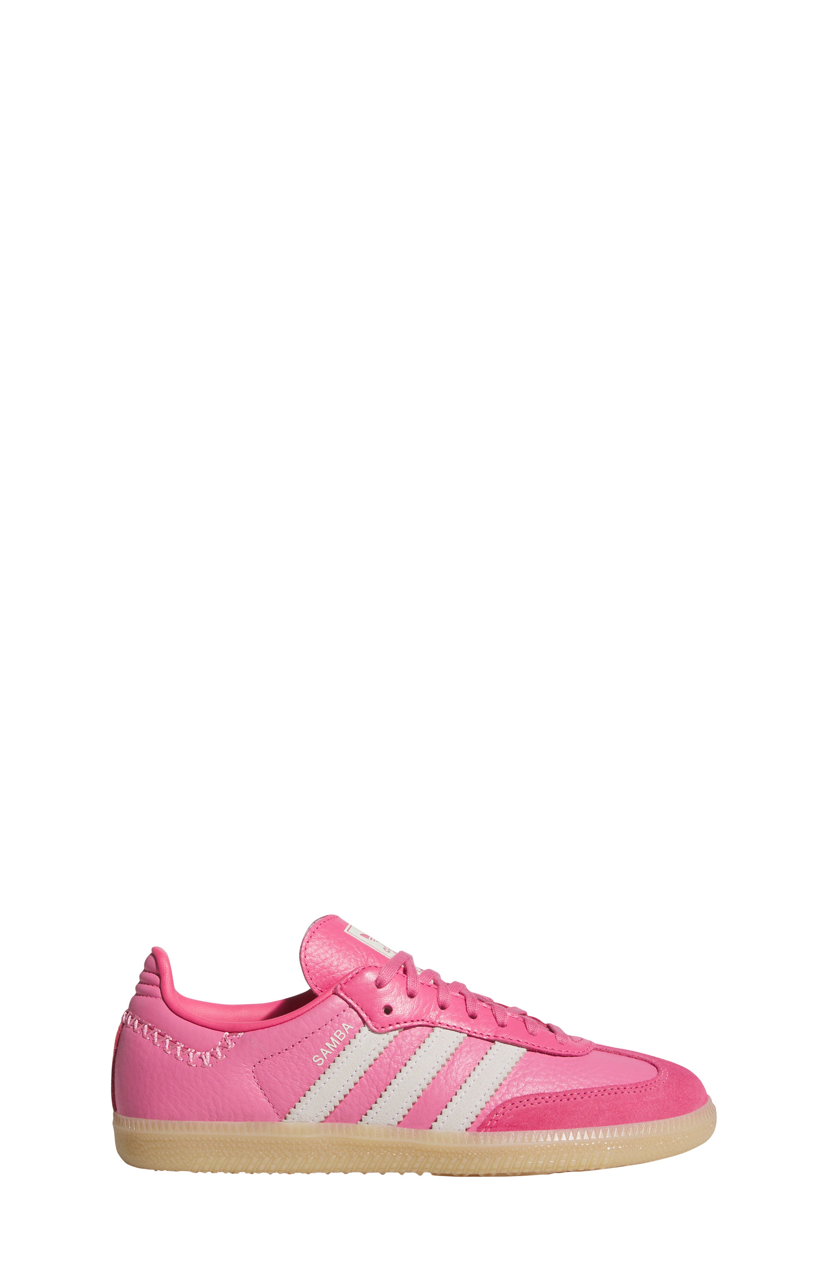 adidas Kids' Samba OG Sneaker, Alternate, color, Bliss Pink