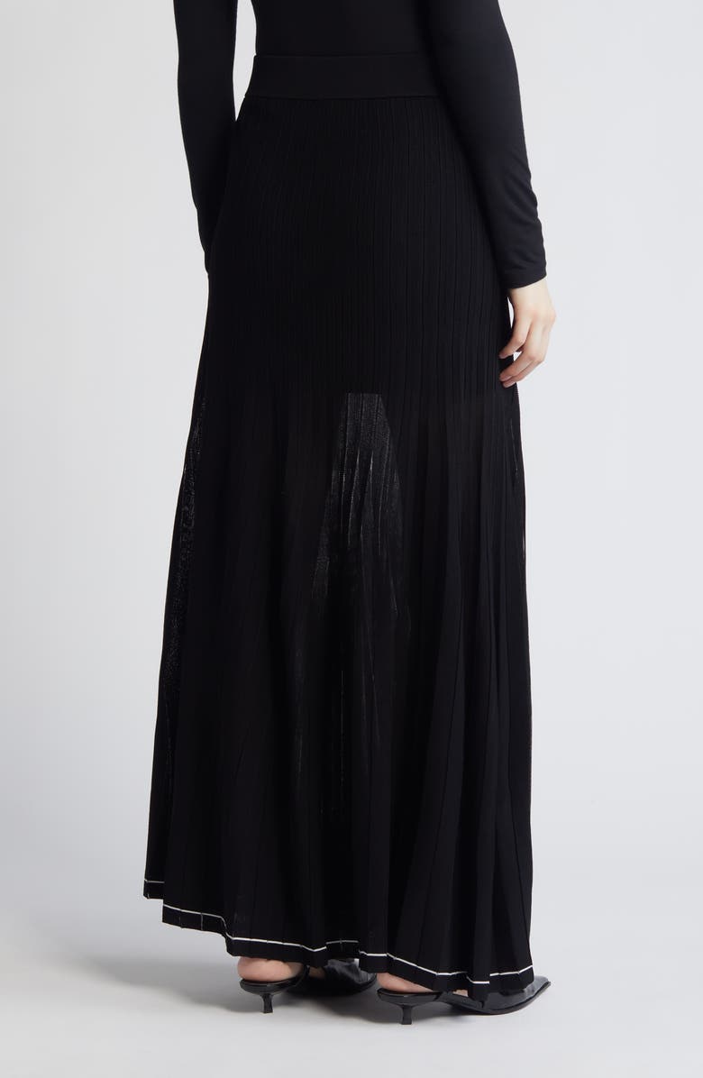 COS Pleated Knit Midi Skirt, Alternate, color, 