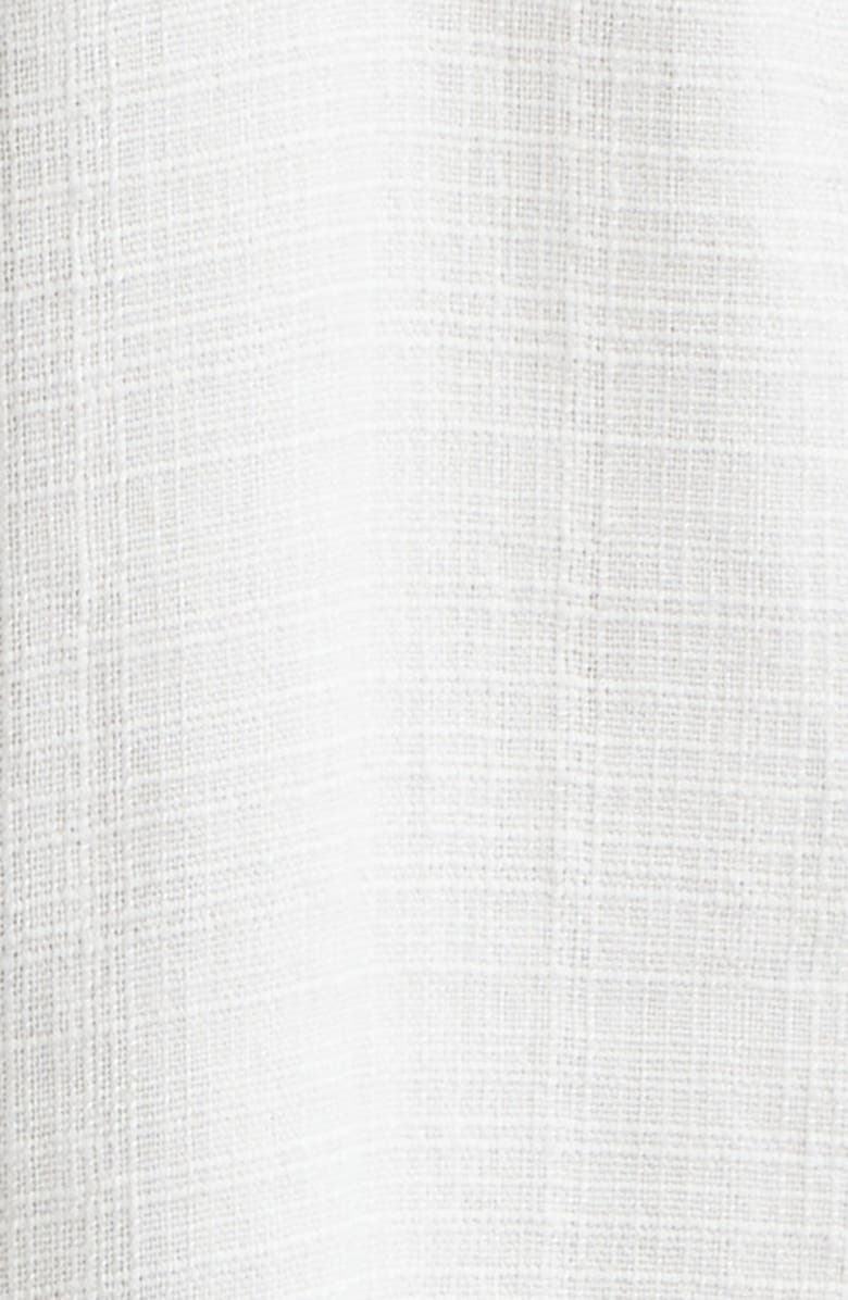 Brixton Charter Short Sleeve Slub Button-Up Shirt, Alternate, color, Off White