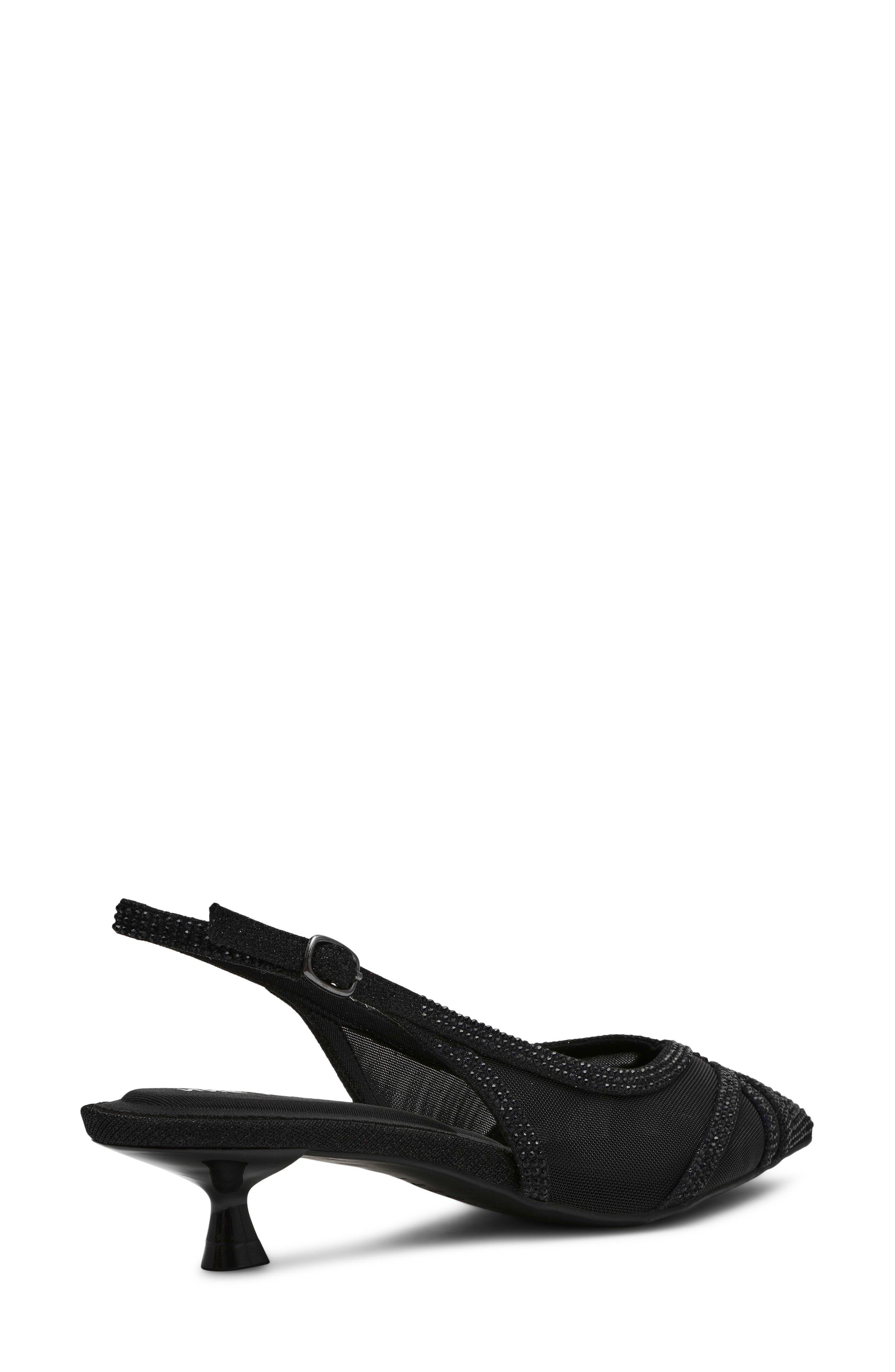 Anne Klein Jolene Kitten Heel Slingback Pump, Alternate, color, 