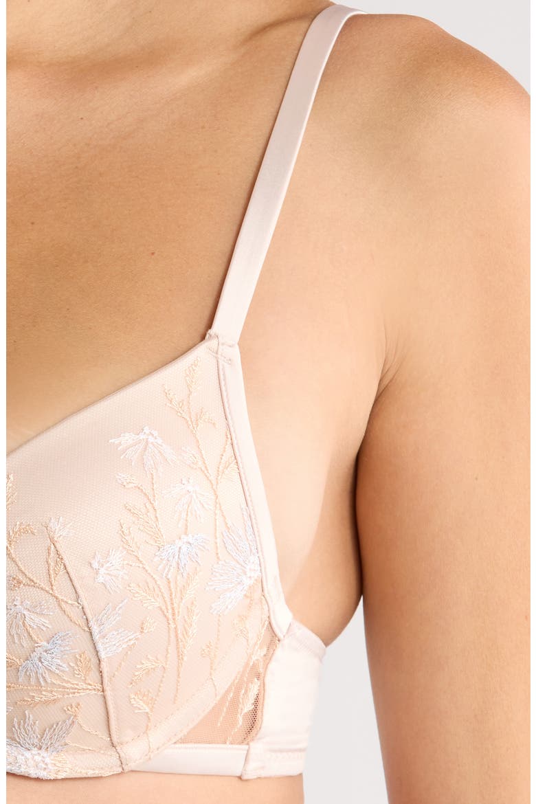 Champetre Classique Underwire Balconette Bra, Alternate, color, DUNE