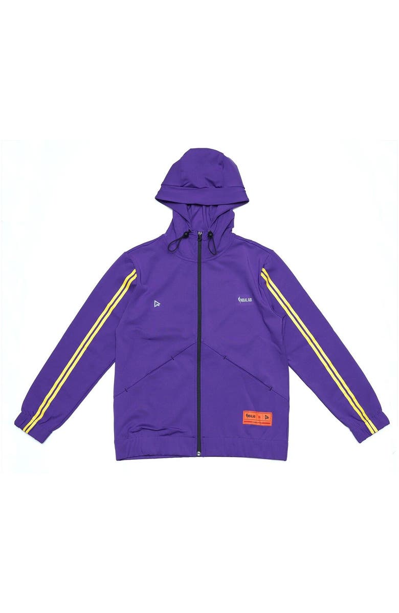 QORE Women's Qore Purple Los Angeles Lakers Everyday Team Full-Zip Jacket, Alternate, color, 