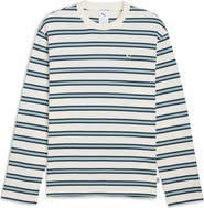 PUMA Machts Mit Qualitat Stripe Long Sleeve Cotton T-Shirt
