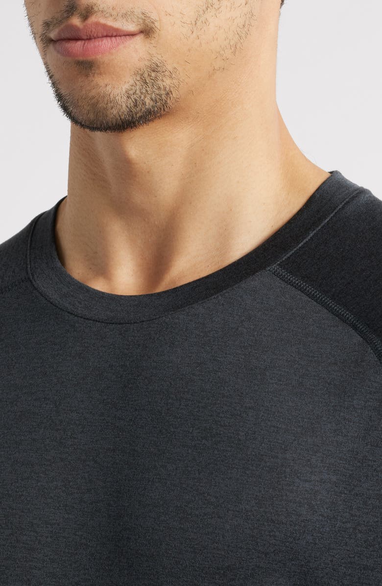 Rhone Atmosphere Performance T-Shirt, Alternate, color, True Black Heather
