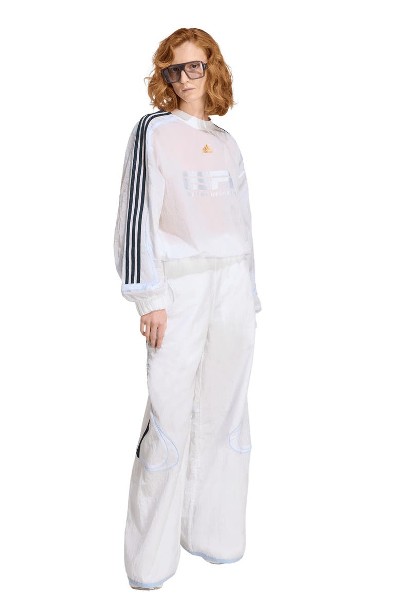 adidas Originals Teamgeist 2.0 Woven Crewneck Sweatshirt, Alternate, color, White