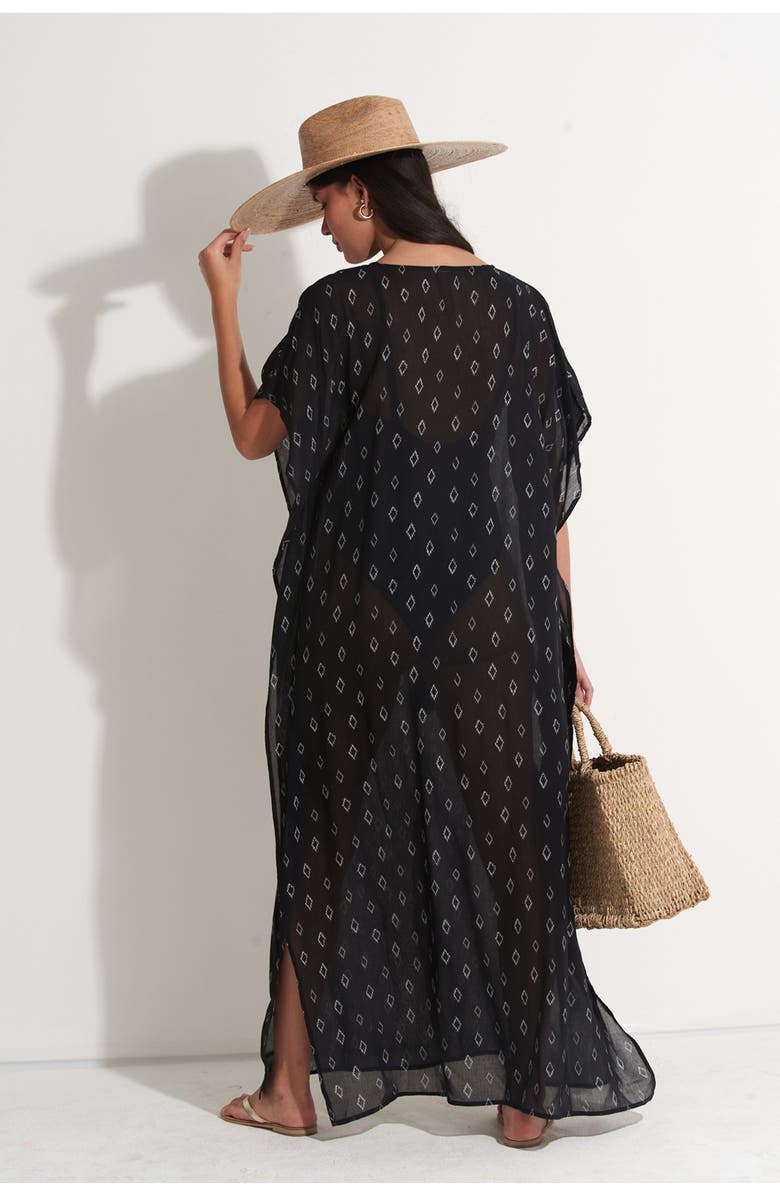 Gottex Beach Life Avela Kaftan Cover-Up, Alternate, color, 