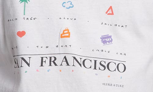Elwood Vintage San Francisco Expressions Tee In Multi