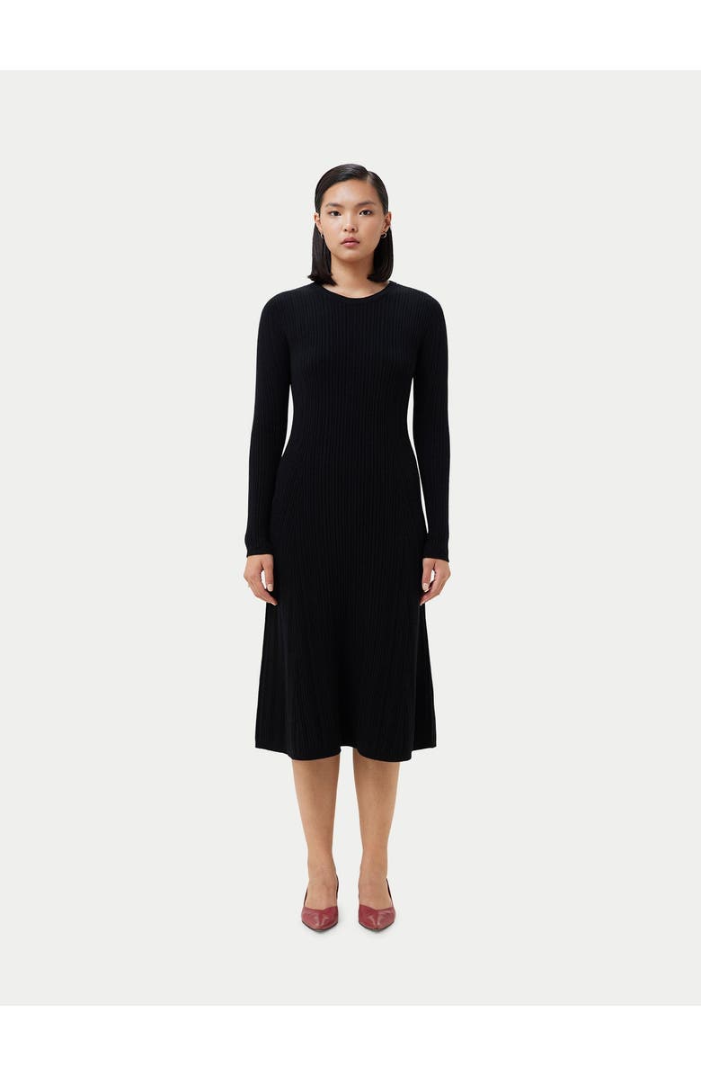 GOBI Mongolian Cashmere Textured Knit Cashmere Dress, Alternate, color, 