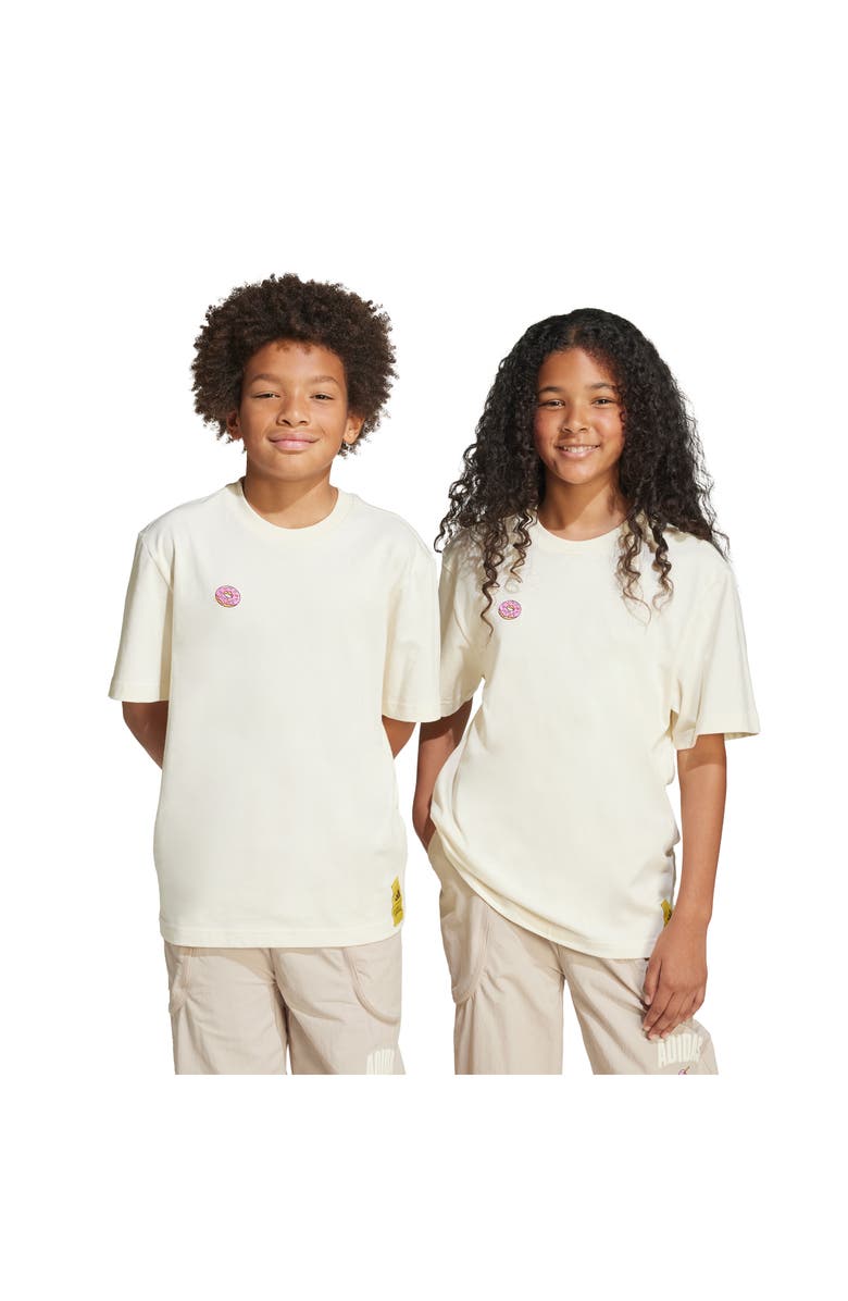 adidas Originals x The Simpsons Kids' Graphic T-Shirt, Alternate, color, Cream White
